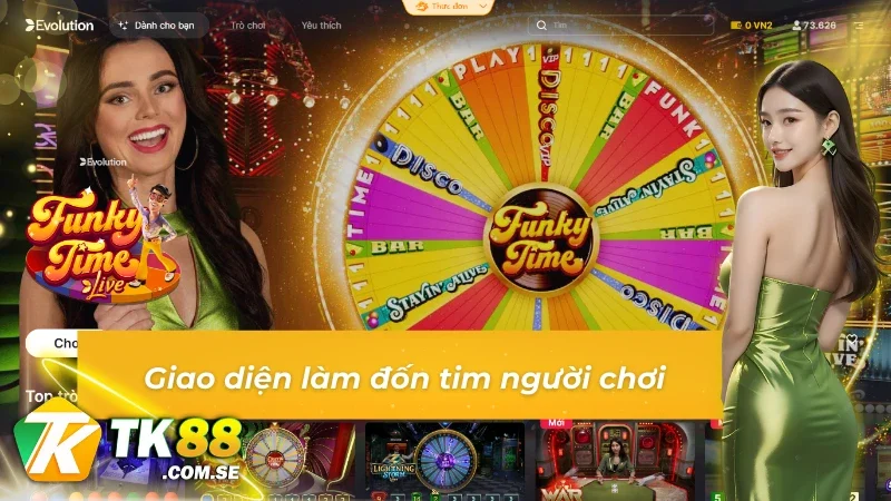 Diện mạo sang trọng và hiện đại của sảnh Evo tại tk88