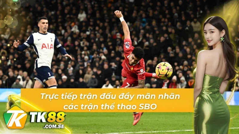 Trực tiếp trận đấu đầy mãn nhãn các trận thể thao SBO